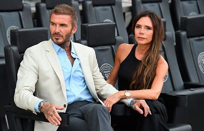 Victoria y David Beckham