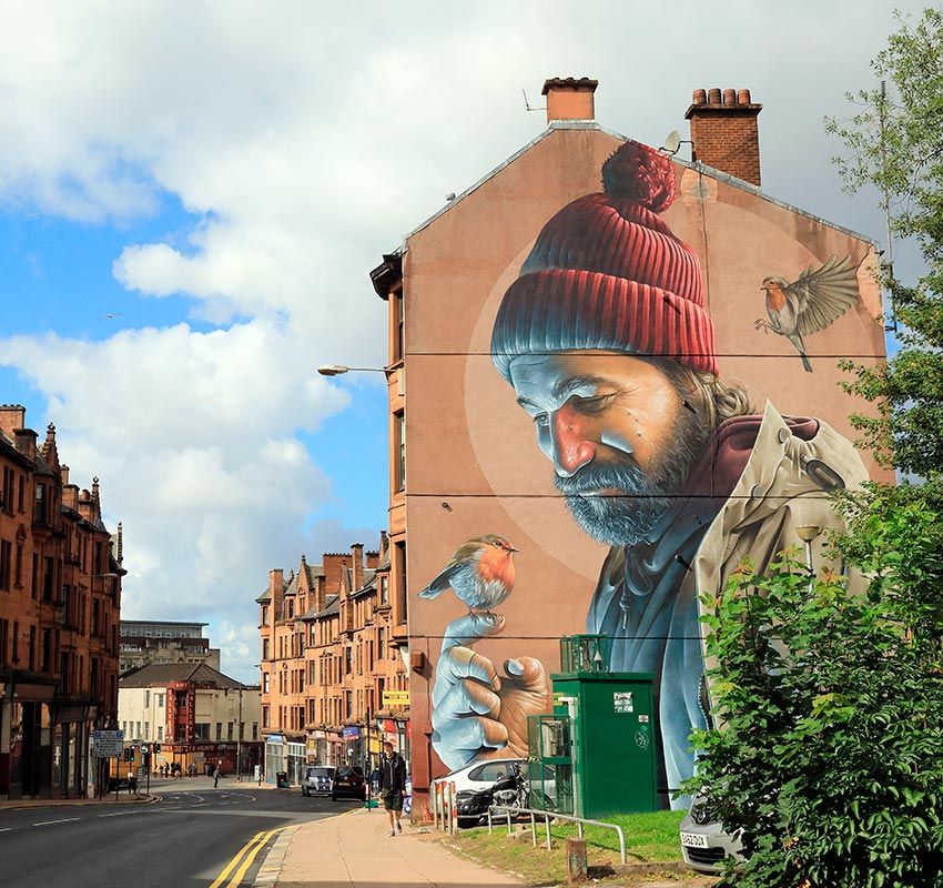 Glasgow, The Mural Trail, Escocia