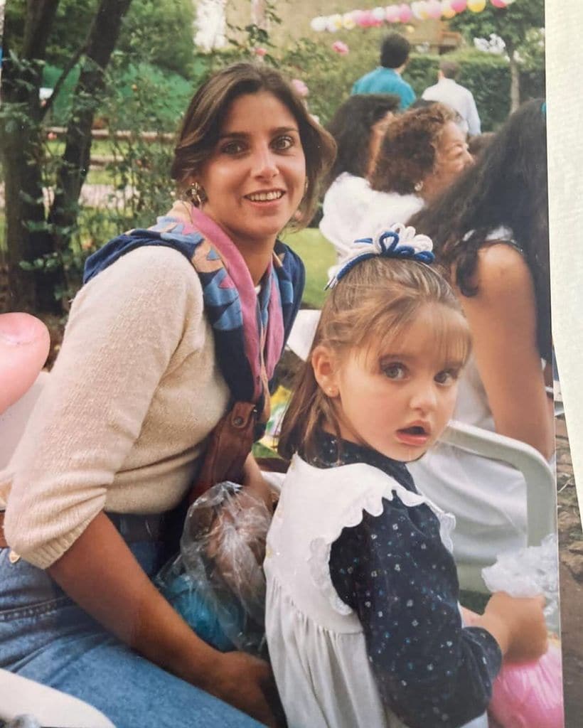 Michelle Renaud compartió lindas postales junto a su madre.