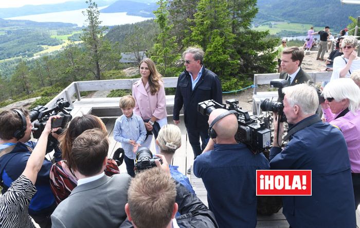 Magdalena de Suecia con Chris O'Neill y su hijo Nicolás