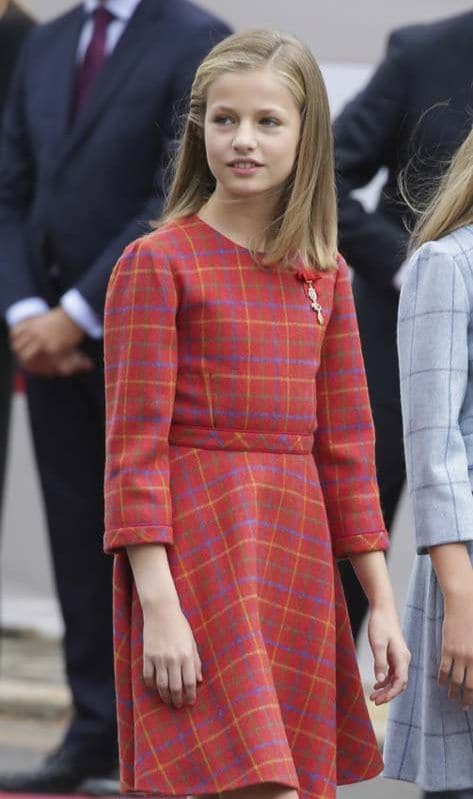 Princesa Leonor, con el Toisón de Oro en el Día de la Hispanidad