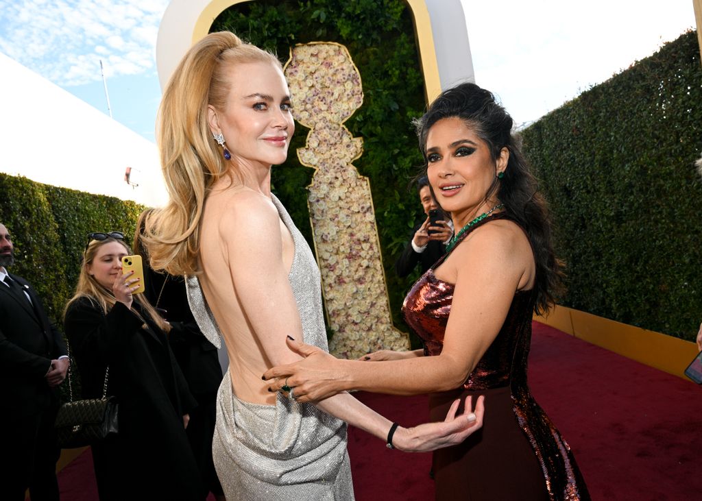 Nicole Kidman y Salma Hayek