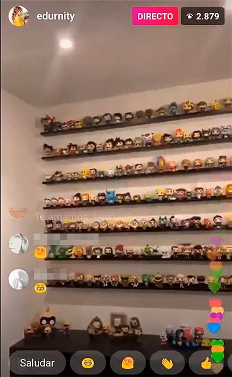 La colección de funkos de Edurne