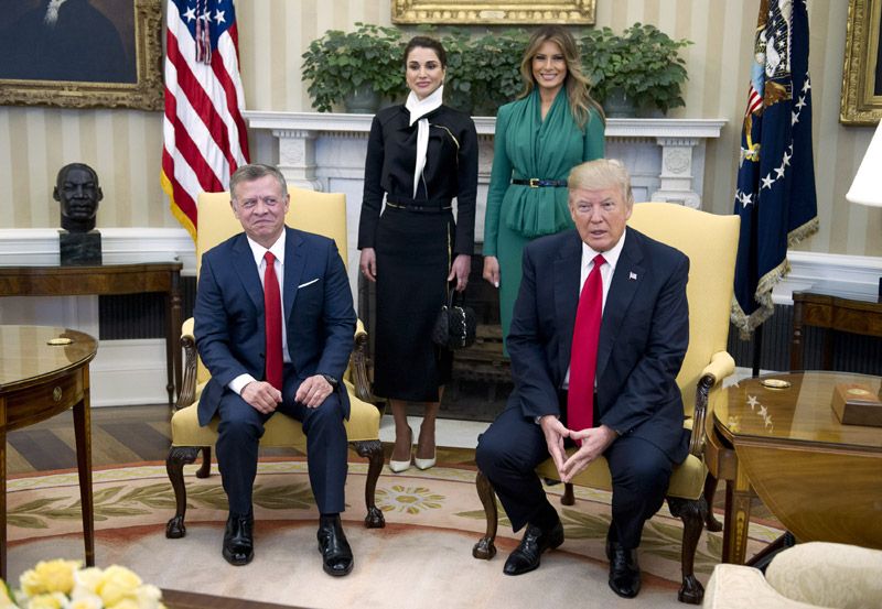 trump rania getty 6