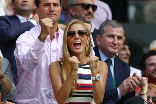 Desde que su relación se consolidó en el 2005, Jelena Ristic se convirtió en el mejor amuleto de Djokovic, ha estado presente en cada partido importante de su carrera