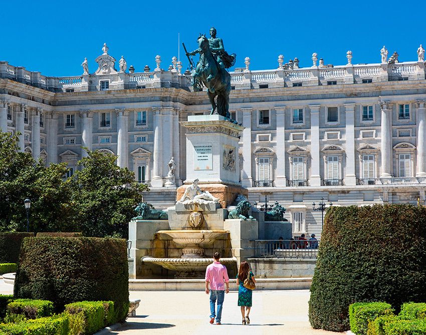 Plaza de Oriente, Palacio Real, Año Velázquez, Madrid