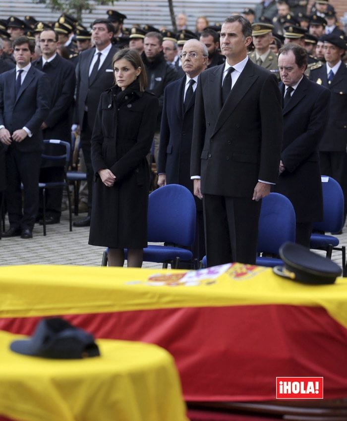 Don Felipe y doña Letizia han presidido el funeral
