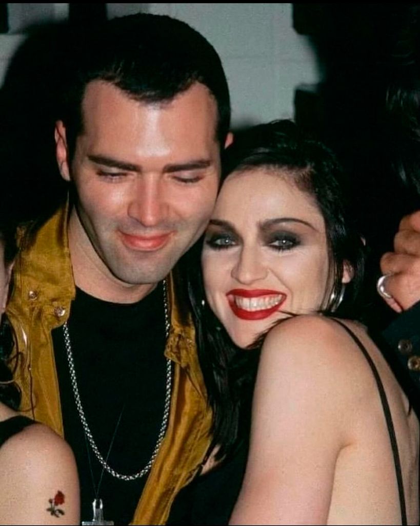 Madonna y su hermano Christopher Ciccone, que ha muerto a los 63 años, octubre de 2024