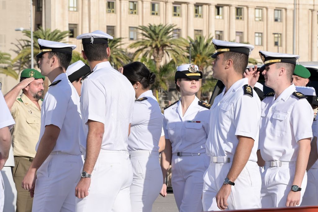 La princesa Leonor llega a Tenerife en el Buque-Escuela de la Armada 'Juan SebastiÃ¡n de Elcano'