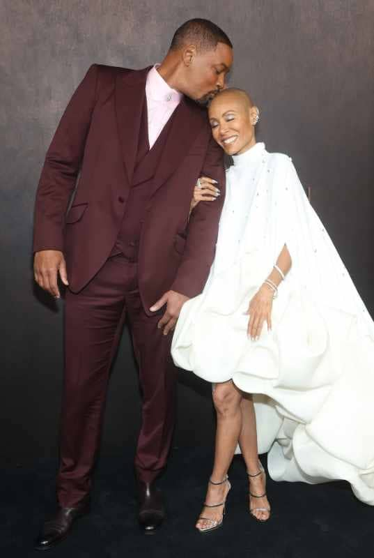 Will Smith y Jada Pinkett en un photocall