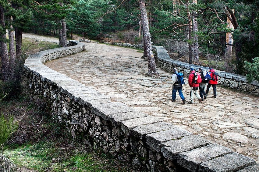 guadarrama calzada romana de la fuenfria