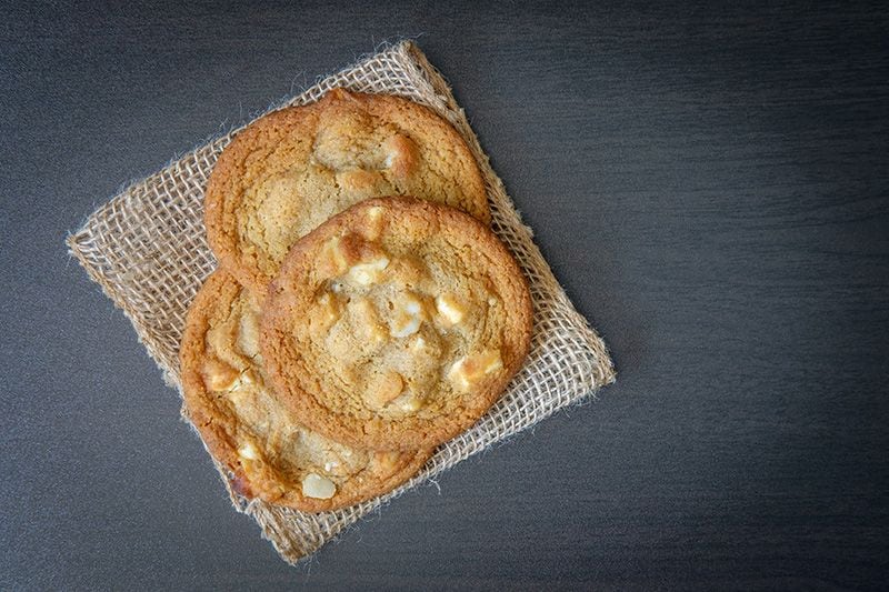 postres chocolate blanco cookies galletas