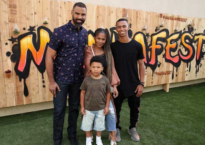 Nia Long, Ime Udoka y sus hijos