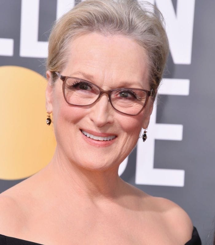 Meryl Streep en su llegada a la red carpet.