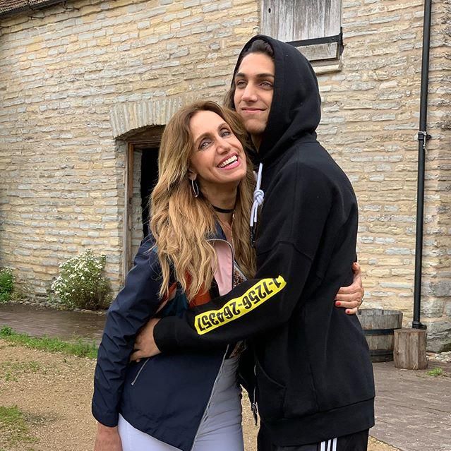 Lili Estefan y su hijo Lorenzo