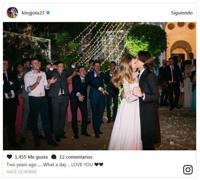 Jessica Bueno y Jota Peleteiro reviven su romántico 'sí, quiero'