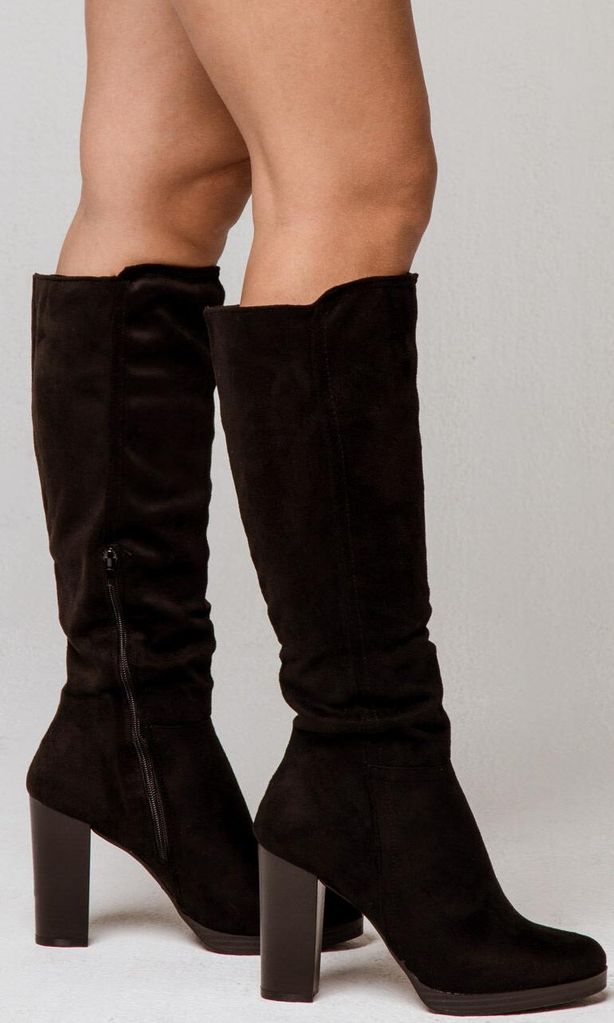 Knee High Womens Heeled Boots de Wild Diva