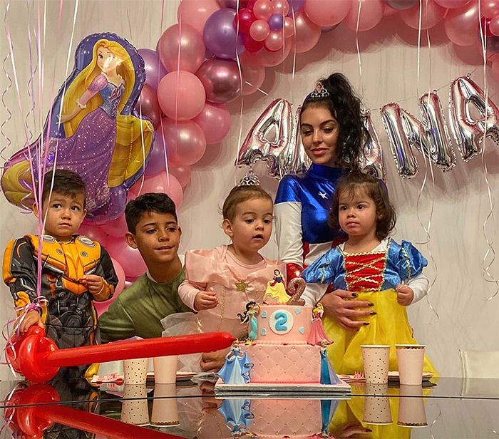 Georgina Rodríguez 'capitanea' el cumpleaños temático de su princesa, Alana Martina