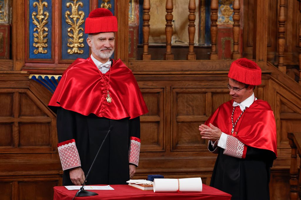 El rey Felipe VI investido como doctor honoris causa por la Universidad de Alcalá de Henares