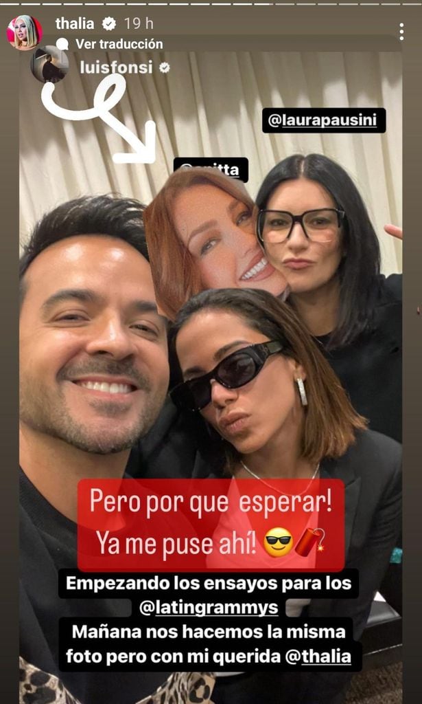 Luis Fonsi, Anitta y Laura Pausini