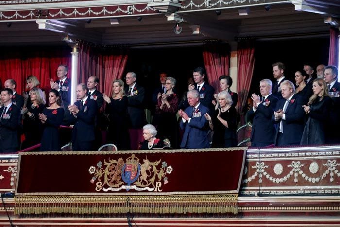 Familia Real británca en el Festival del Recuerdo