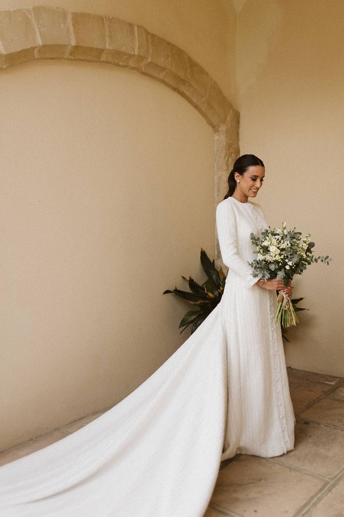 Vestido de novia diseñado por Isabel Hervás