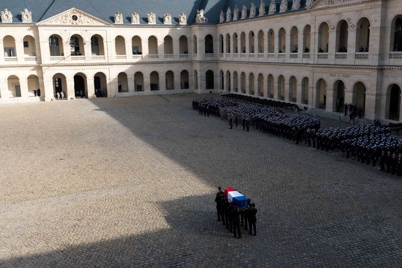 funeral chirac cordon1