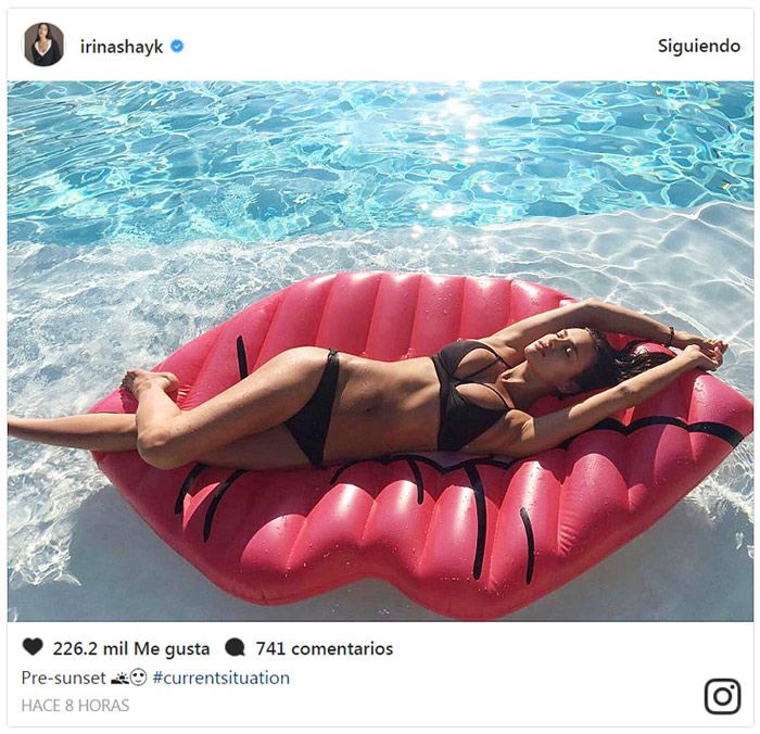 Irina Shayk luce espectacular semanas después de dar a luz