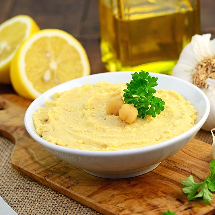 hummus casero tradicional