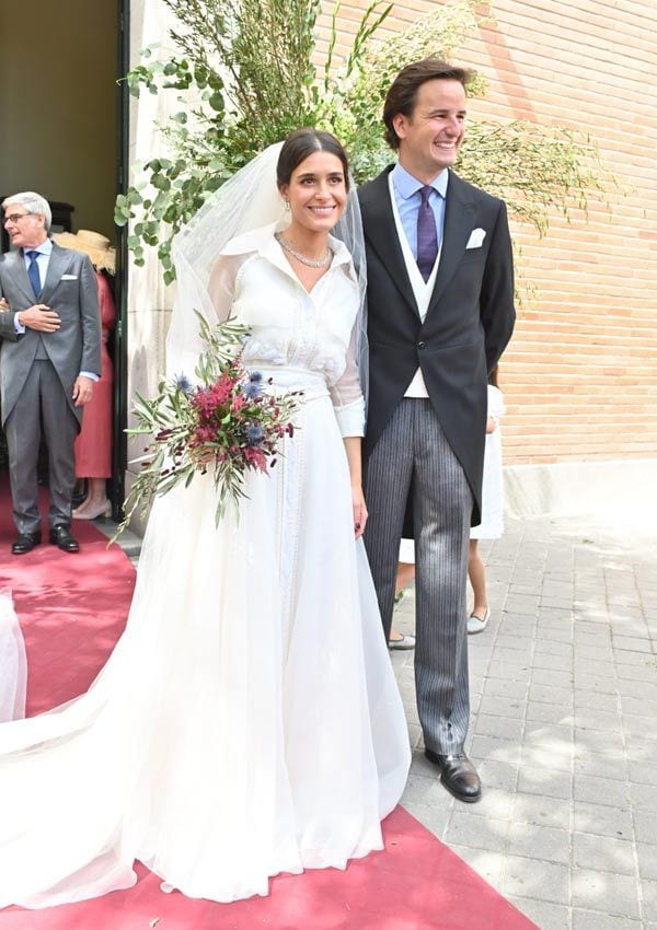 Lucía Martín Alcalde en su boda