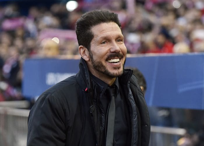 El 'Cholo' Simeone feliz y muy emocionado después de la gran remontada de su equipo
