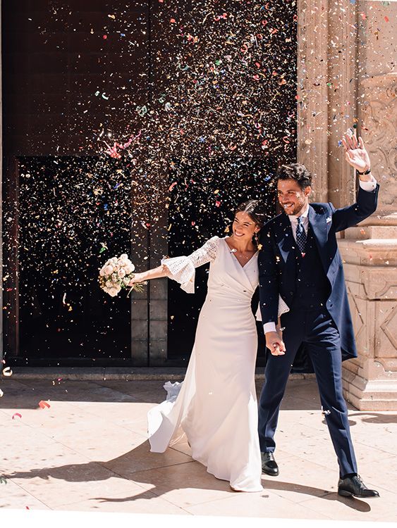 Vestido de novia perforado de María Baraza