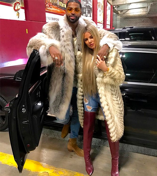 Khloé Kardashian y Tristan Thompson