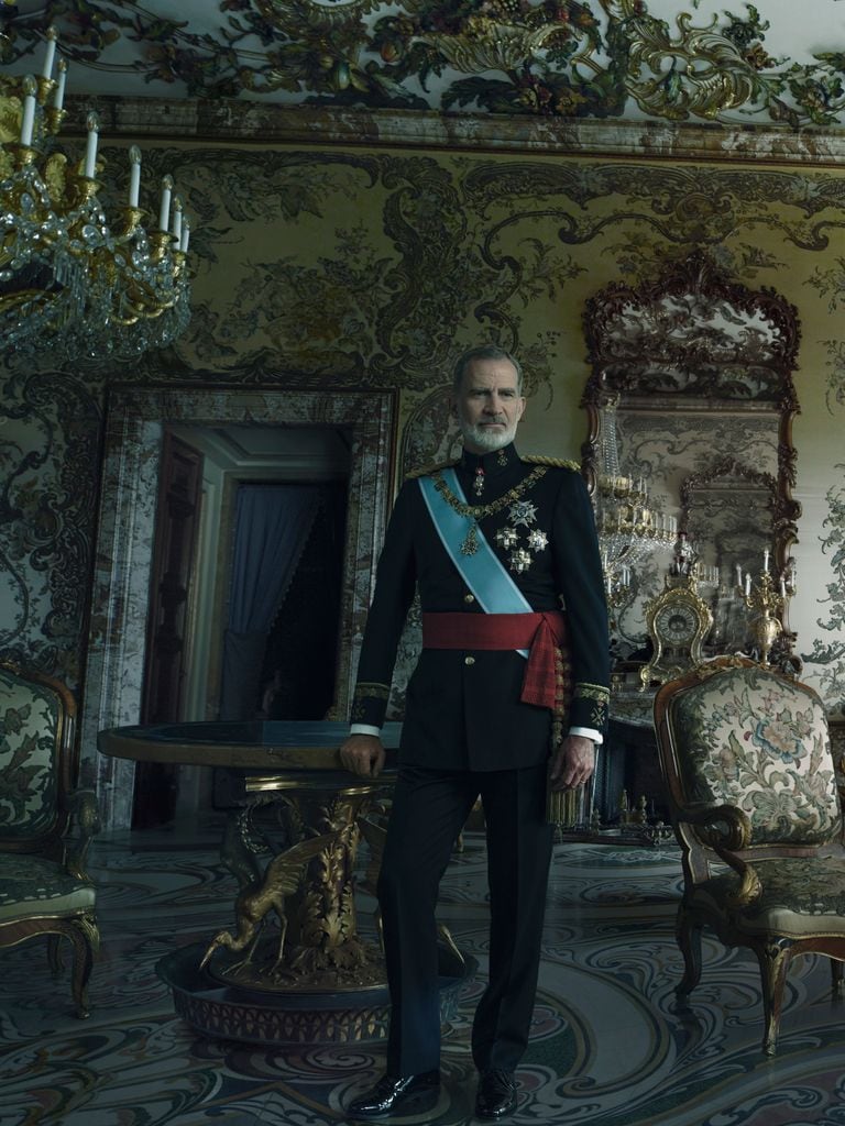 Rey Felipe VI retratado por Annie Leibovitz para el Banco de España