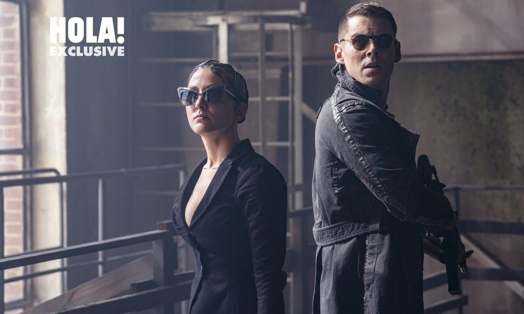 (L-r) ERÉNDIRA IBARRA as Lexy and BRIAN J. SMITH as Berg in Warner Bros. Pictures, Village Roadshow Pictures and Venus Castina Productions’ “THE MATRIX RESURRECTIONS,” a Warner Bros. Pictures release.