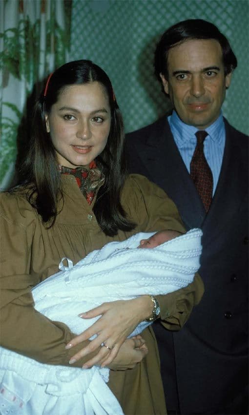 Isabel Presyler y Carlos Falcó con su hija Tamara
