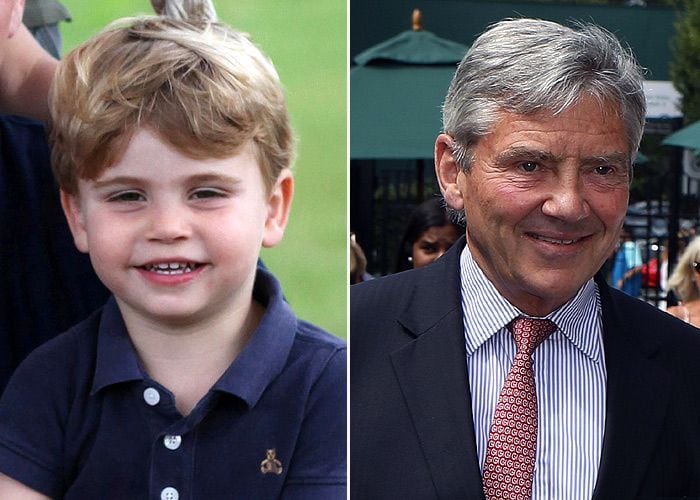 Louis de Cambridge y Michael Middleton