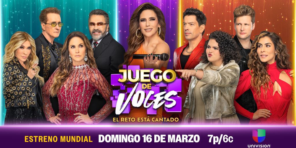 Lucero Mijares en 'Juego de Voces 2' con sus padres, Lucero y Manuel Mijares.