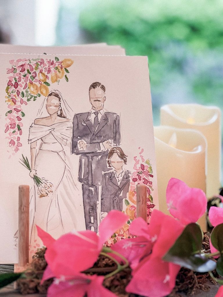 Ilustraciones de boda