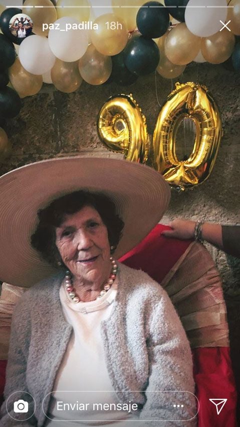 Paz Padilla cumple el sueño de su madre en su 90 cumpleaños