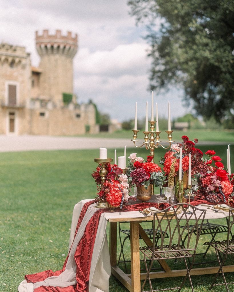 Decoración de bodas con candelabros