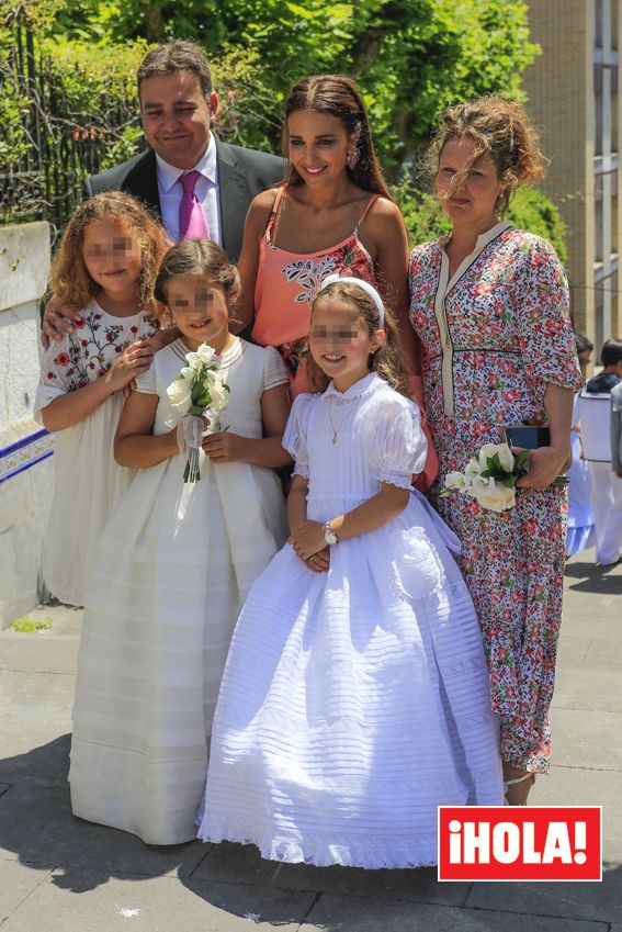 Paula Echevarría con su familia