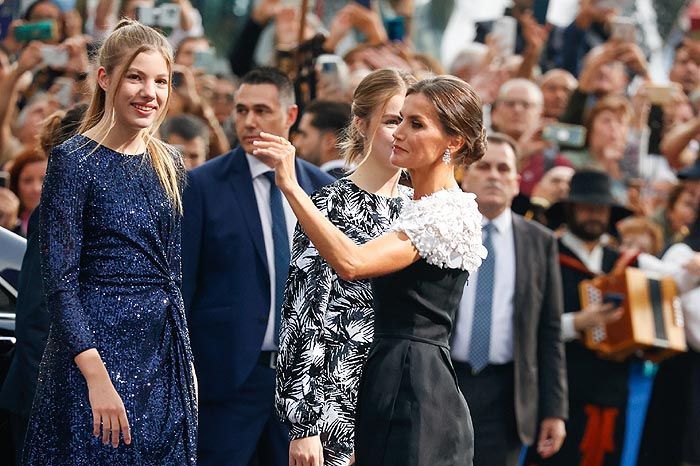 Infanta Sofía, princesa Leonor y Letizia 