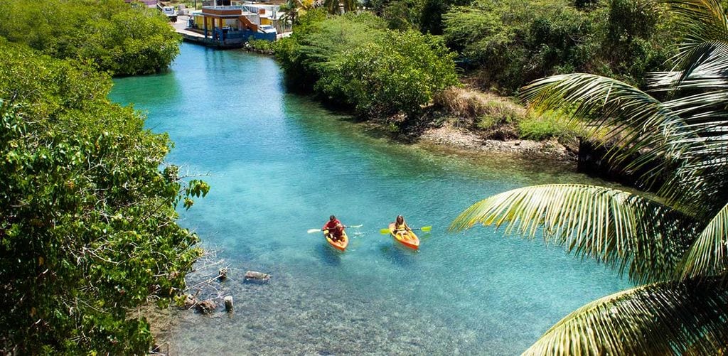 Kayaking  Dewey Canal Culebra Island Puerto Rico