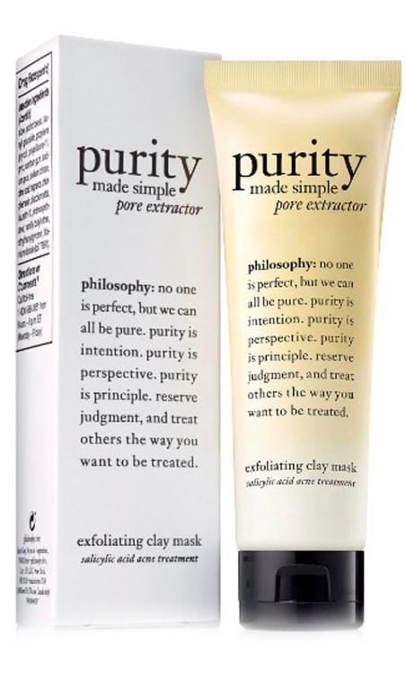 travel size purity made simple pore extractor exfoliating clay mask