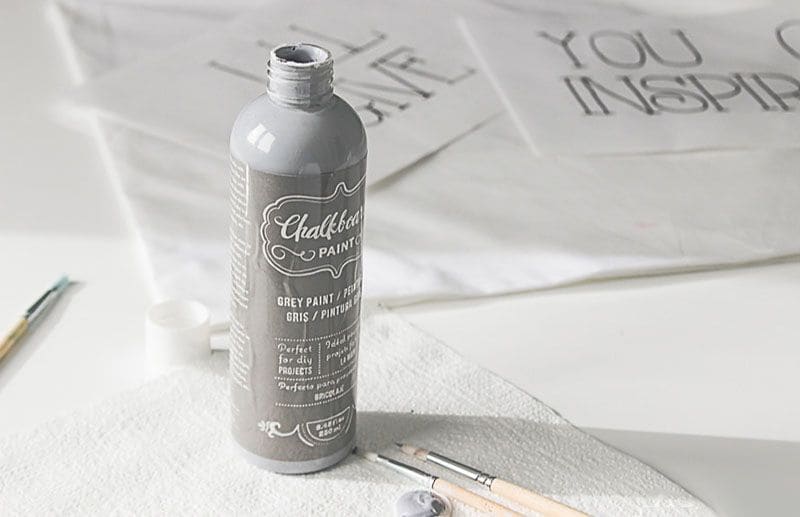 pintar tela chalk paint 3