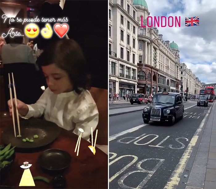 Pilar Rubio y Sergio Ramos, viaje exprés a Londres con su hijo mayor