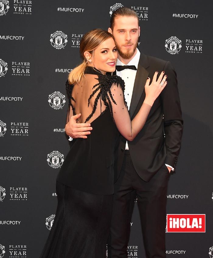 Edurne y David de Gea 