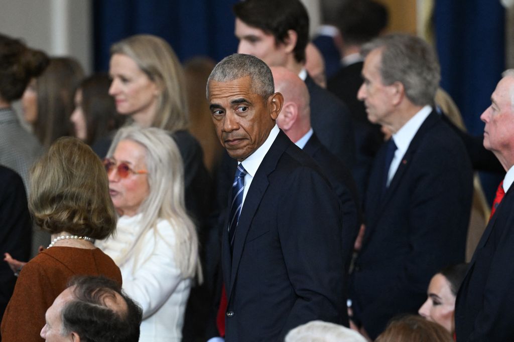 Barack Obama, sin Michelle, en el acto