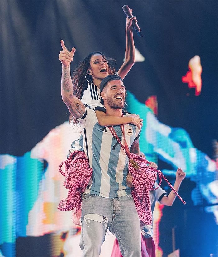 Tini Stoessel y Rodrigo de Paul